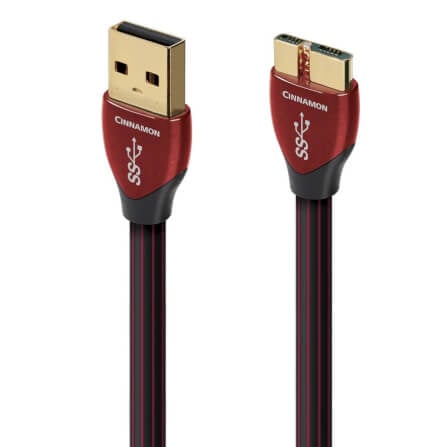 สาย USB AUDIOQUEST : USB-CINNAMON (A TO MICRO) (USB 3.0) (1.5 เมตร)_0